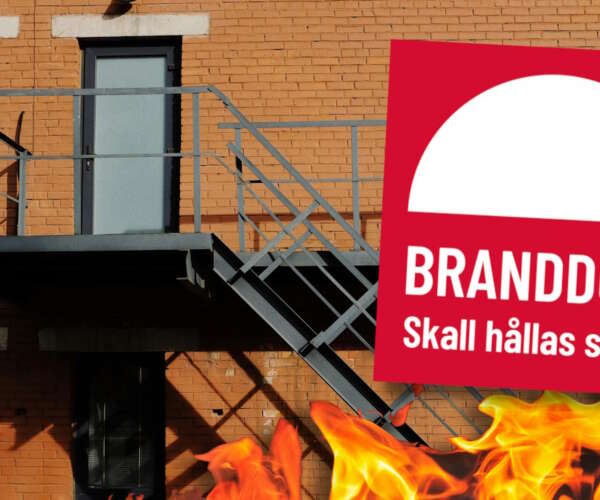 brandklassad dörr ei60