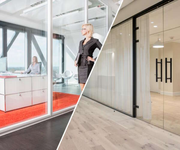 glaspartier kontor