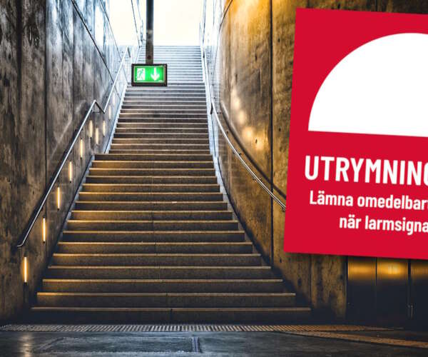 utrymningsvägar krav bredd